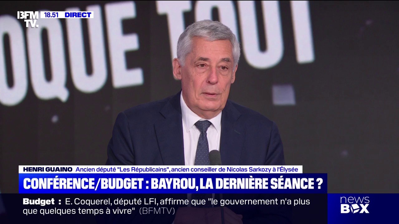 Budget 2026: "Cette politique creuse elle-même les déficits", estime Henri Guaino, ancien conseiller de Nicolas Sarkozy