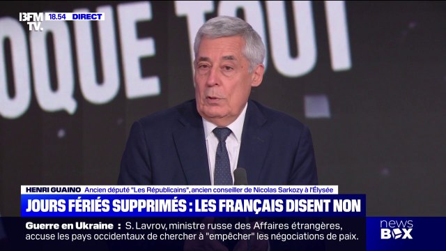 Jours fériés supprimés: l'aspect symbolique est désastreux , estime Henri Guaino, ancien conseiller de Nicolas Sarkozy
