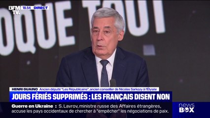 Jours fériés supprimés: "l'aspect symbolique est désastreux", estime Henri Guaino, ancien conseiller de Nicolas Sarkozy