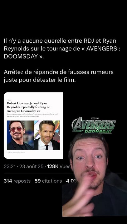 Des nouvelles sur l'altercation entre les deux...
