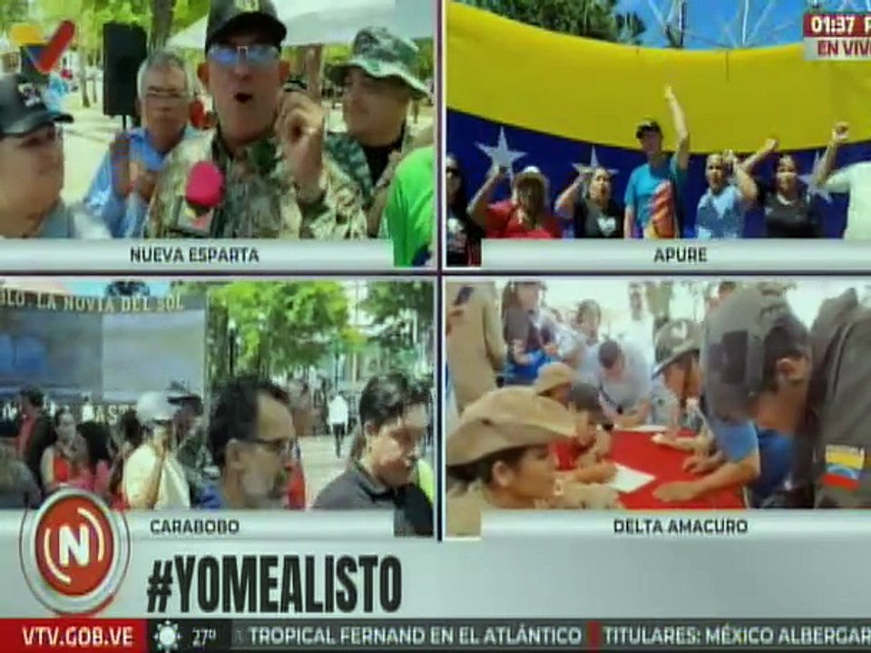 Nueva Esparta | Sector campesino acude al llamado presidencial para alistarse en la MNB