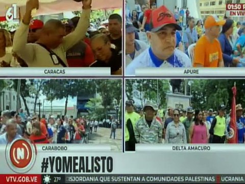 Min. Eduardo Piñate se suma al alistamiento militar en defensa de la soberanía nacional