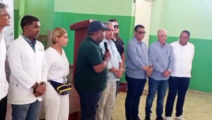 Peña Guaba molesto en Río San Juan por baja asistencia en actividad política