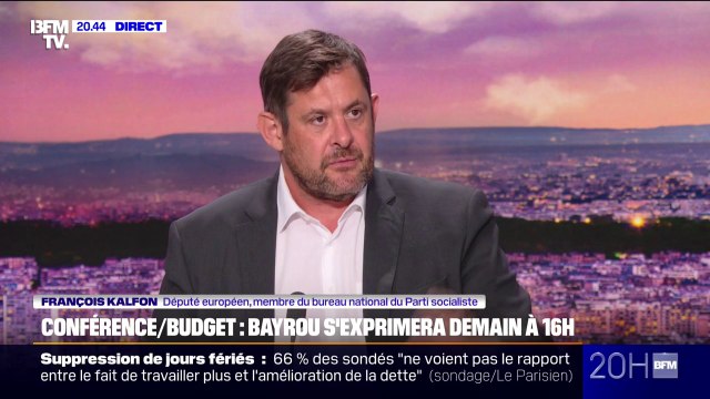 Conférence de presse de François Bayrou: Il a mis le feu à la plaine, c'est le pyromane , lance François Kalfon, député européen PS