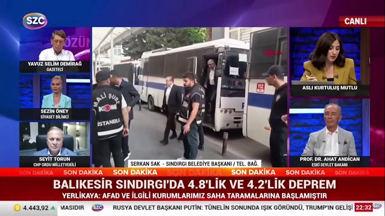 Balıkesir Sındırgı'da 4.8 büyüklüğünde deprem