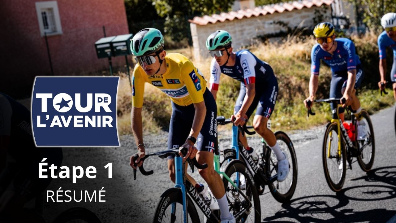 Cyclisme - Tour de l'Avenir 2025 - Le résumé de la 1ère étape... Noah Hobbs trop fort au sprint, Paul Seixas reste maillot Jaune