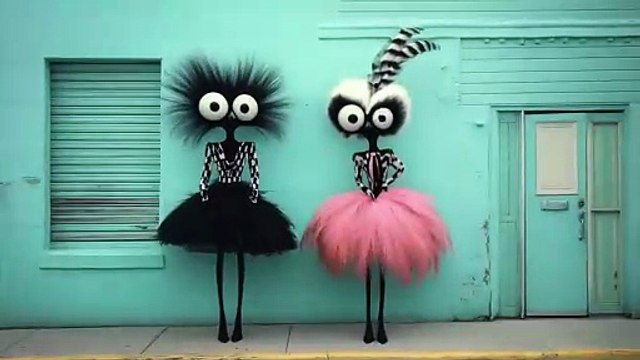 😂 Cute Monster Cartoon Characters Dancing Happily 💃🎉 | Funny Kids Animation #Shorts