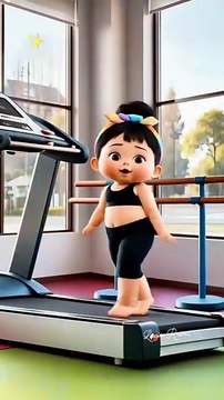 😂 Cute Chubby Kid Cartoon Working Out & Dancing 💃 | Funniest Cute Animation Ever ✨