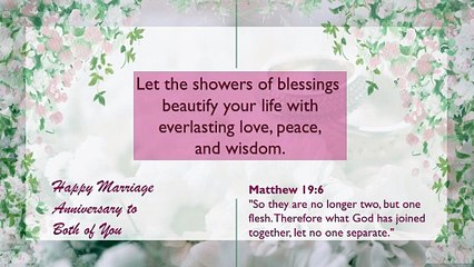 Bible Verses For Wedding Anniversary Wishes