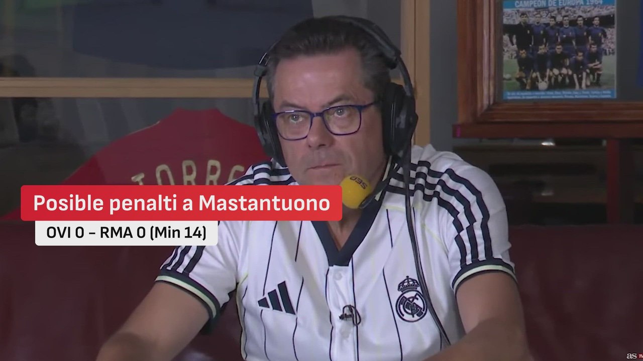 Reacción de Roncero a la victoria por  0 a 3 del Real Madrid ante el Real Oviedo