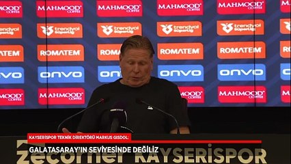 Markus Gisdol: Bu mağlubiyetten dersler çıkaracağız