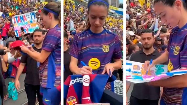 Aitana Bonmatí es la sensación tras la victoria del Barcelona Femenil sobre América Femenil; así conciente a la afición mexicana