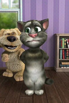 Talking Tom - Ben farts deck The halls