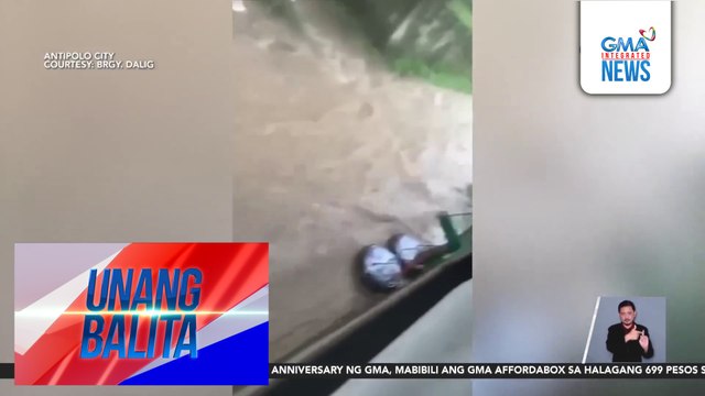 1, sugatan matapos mabagsakan ng bumigay na lupa at pader | Unang Balita