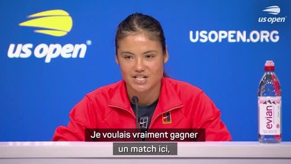 US Open - Raducanu : "C'était dans un coin de ma tête"