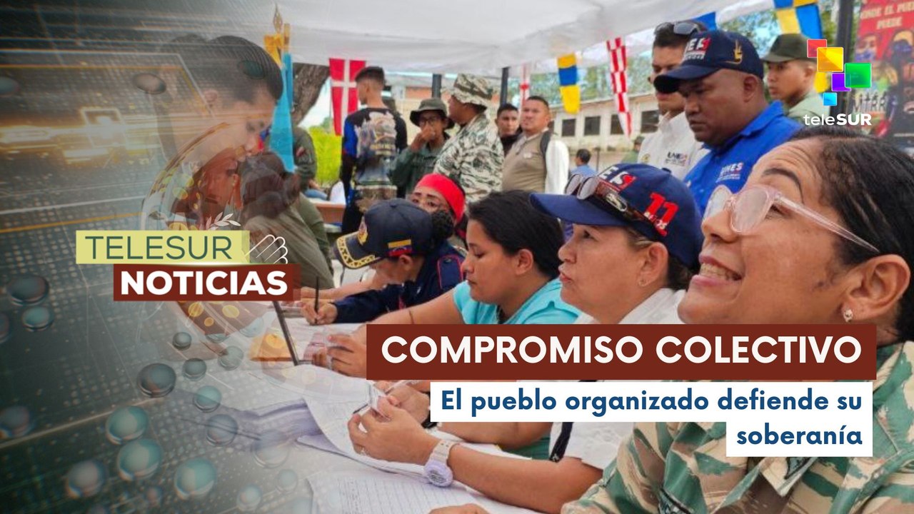 Masiva movilización en la Plaza Bolívar por alistamiento voluntario de milicia bolivariana