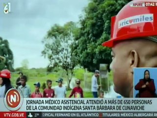 Apure | Jornada médica benefició a habitantes de la comunidad indígena Santa Bárbara de Cunaviche