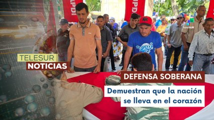 Petare alza su voz en defensa de la soberanía y la paz de Venezuela