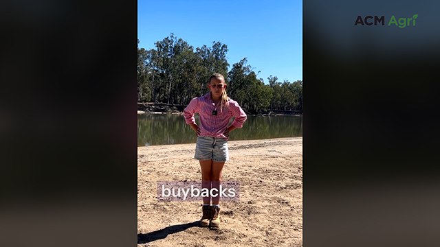 12-Year-Old Caitlin Bell voices concern over water buybacks