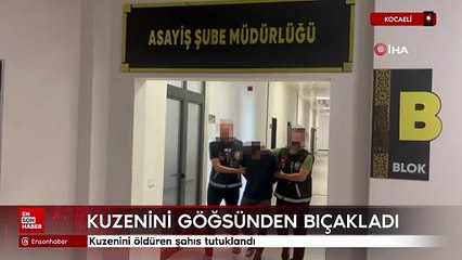 Kocaeli'nde kuzenini  öldüren şahıs tutuklandı