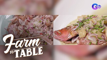 How to cook 'Two-Way Pork Sisig' and 'Fried Maya-Maya with Pineapple Curry Sauce' | Farm To Table