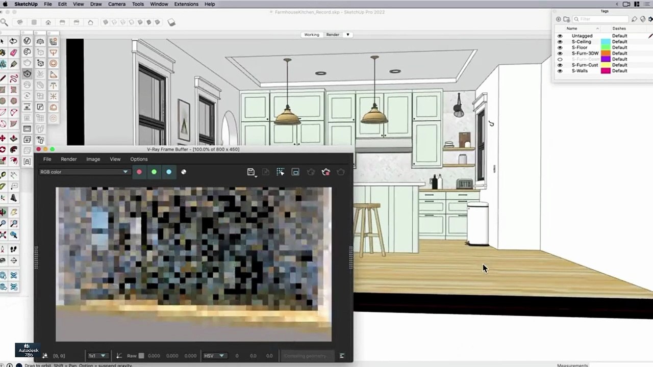 [Complete ]How to Render Settings for Sections in SketchUp [ Part # 10] #autocadcivil3d #sketchup #Autodesk #civil3d