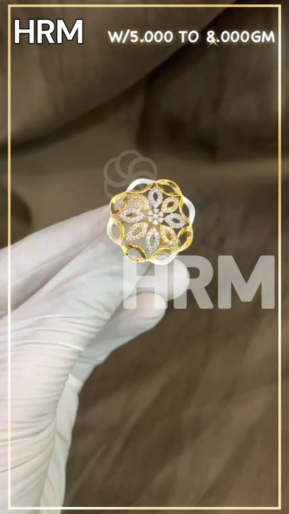 Ladies Gold Rings 💍 Big design | 2025 #ring #jewellery #goldjewellery #gold #goldcollection #goldplated #jewely