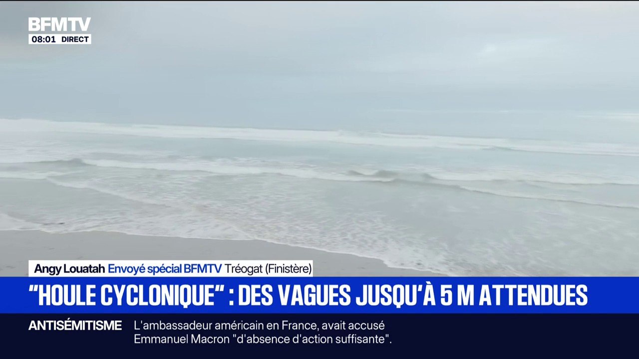 Des vagues jusqu'à cinq mètres: une houle cyclonique attendue sur les côtes atlantiques