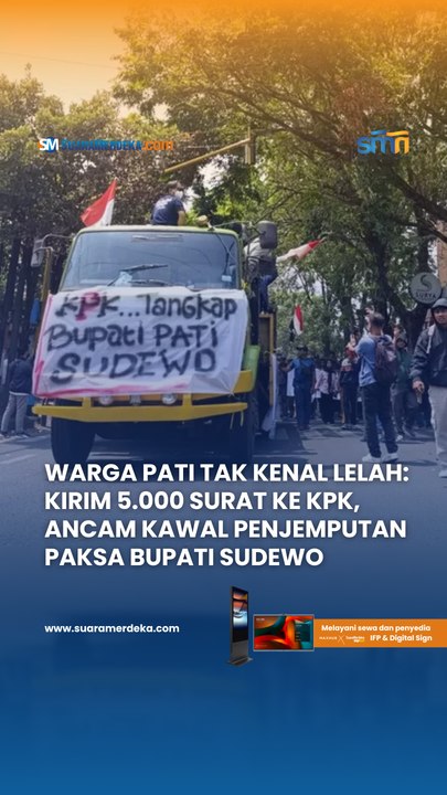 Warga Pati Tak Kenal Lelah: Kirim 5.000 Surat ke KPK, Ancam Kawal Penjemputan Paksa Bupati Sudewo
