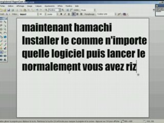 changer la reamliste et configurez hamachi