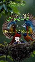 👈 ♥️💯قَالَ یٰمُوۡسٰۤی  اِنِّی  اصۡطَفَیۡتُکَ عَلَی النَّاسِ بِرِسٰلٰتِیۡ  وَ بِکَلَامِیۡ ۫ۖ فَخُذۡ مَاۤ اٰتَیۡتُکَ  وَ  کُنۡ  مِّنَ  الشّٰکِرِیۡنَ ﴿۱۴۴﴾ ترجمہ: ارشاد ہوا اے موسیٰ ! میں نے پیغمبری اور اپنی ہم کلامی سے اور لوگوں پر تم کو امتیاز دیا ہے تو