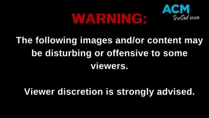 Damage done to changing room walls at Sir Jack Brabham Park