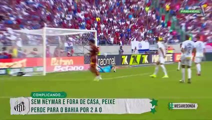 Lances da vitória do Bahia sobre o Santos