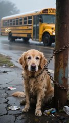 Little girl kindness Saved a stray dog