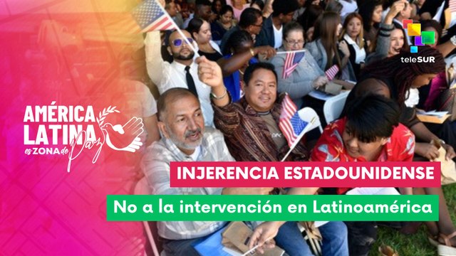Ciudadanos en EE.UU. rechazan injerencia militar contra Venezuela