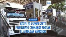 Bulgária csaknem 70, embercsempészetre használt felfújható csónakot foglalt le a török határon