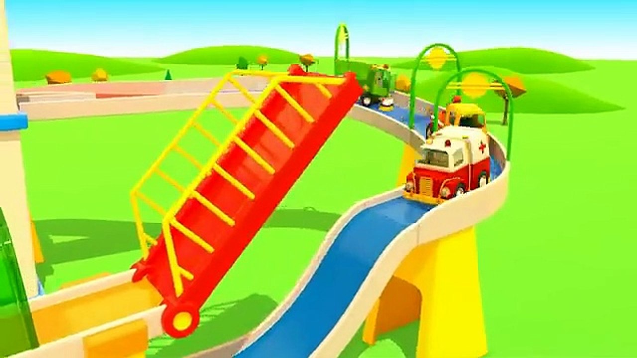 Helper cars full episodes cartoons for kids. Street vehicles & car transporter. Racing cars for kids