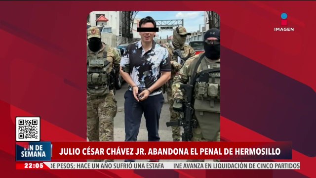 Julio César Chávez Jr. abandona el Penal de Hermosillo; llevará su proceso en libertad