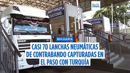 Bulgaria se incauta de casi 70 embarcaciones utilizadas para el tráfico de inmigrantes en la frontera con Turquía