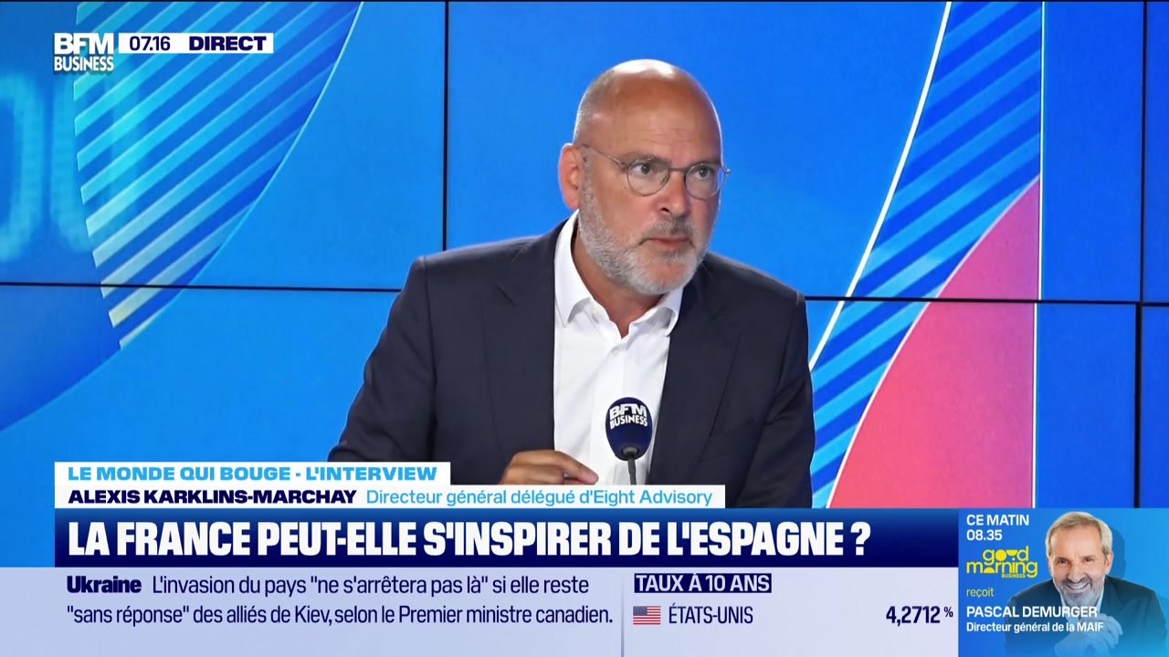 Le monde qui bouge - L'Interview : La France peut-elle s’inspirer de l’Espagne ? - 25/08