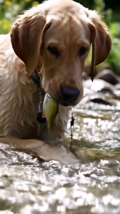 Puppy Fishing 🦦