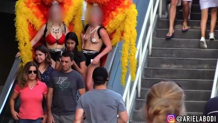 Touching Hands On The Escalator Prank 2 😳😂 | Funny Public Reactions #TouchingHands #DailymotionComedy