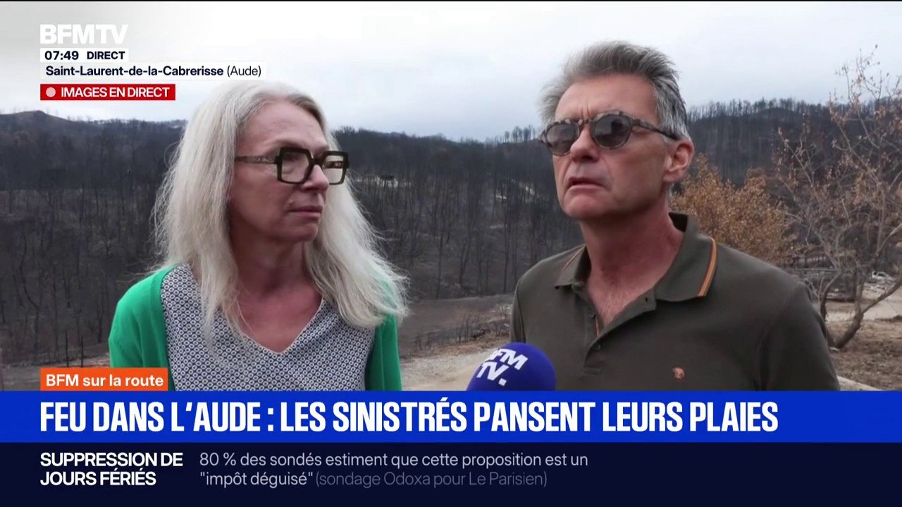 "Beaucoup de chaos": après l'incendie dans l'Aude, les sinistrés témoignent