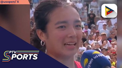 Alex Eala, nagmarka ng makasaysayang panalo sa U.S, Open