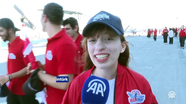 TCG Anadolu TEKNOFEST Mavi Vatan kapsamındaki İstanbul Boğazı geçişini tamamladı