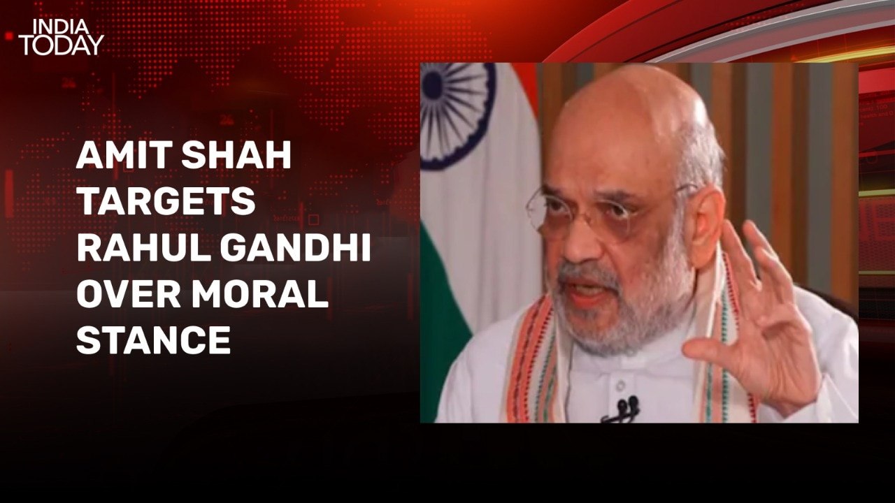 Amit Shah slams Rahul Gandhi, questions his shifting moral stance
