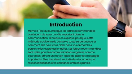 Lettrepro.co Donne 4 Raisons D’aimer Les Lettre Recommandée