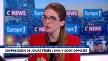 Aurore Bergé : «Augmenter le temps de travail dans notre pays est une bonne chose»