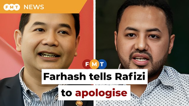 Farhash tells Rafizi to apologise for linking him to son’s attack