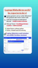 👉 Laptop Bildschirm weiß? So einfach löst du das Problem!